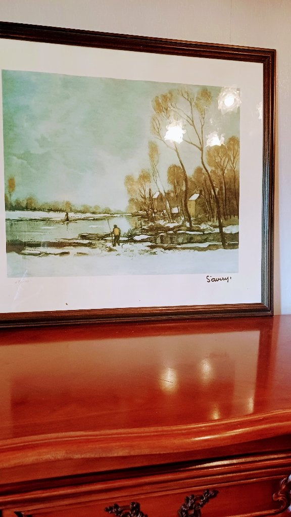 litho's genummerd., Verzamelen, Ophalen, Zo goed als nieuw, Natuur, Prent