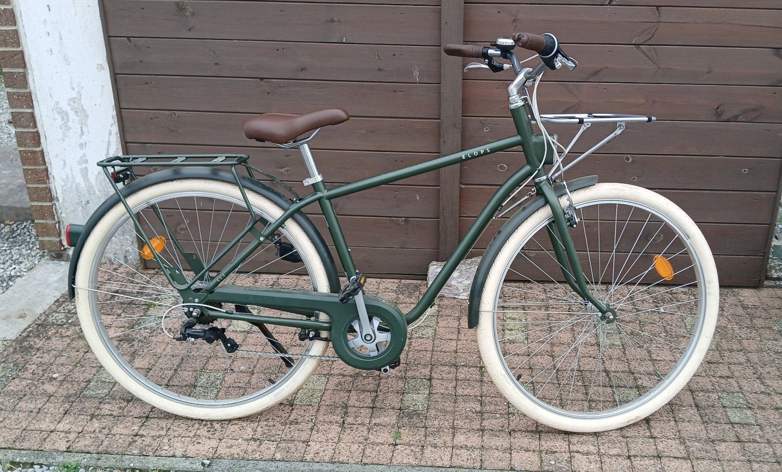 Elops 520 fiets, Fietsen en Brommers, Gebruikt, Velgrem, Versnellingen, Ophalen