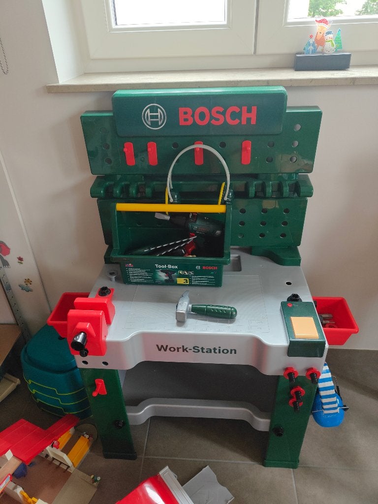 Speelgoed werkbank Bosch, Enlèvement, Comme neuf
