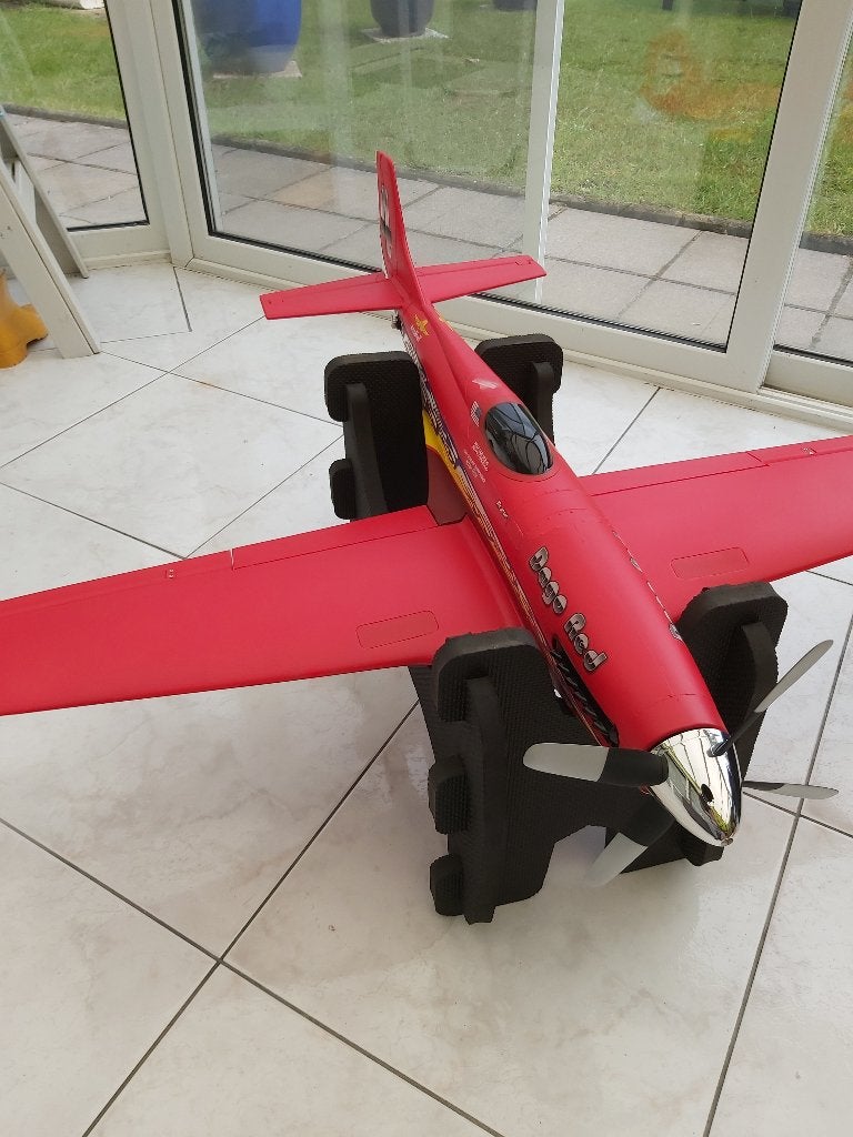 FMS P-51 V2 DAGO RED PNP (with Reflex V2), Hobby en Vrije tijd, Modelbouw | Radiografisch | Vliegtuigen, Ophalen, Nieuw, Elektro