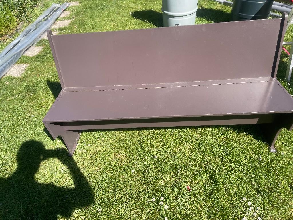 Vintage zitbank, Huis en Inrichting, Ophalen, Gebruikt, Minder dan 75 cm, Vintage