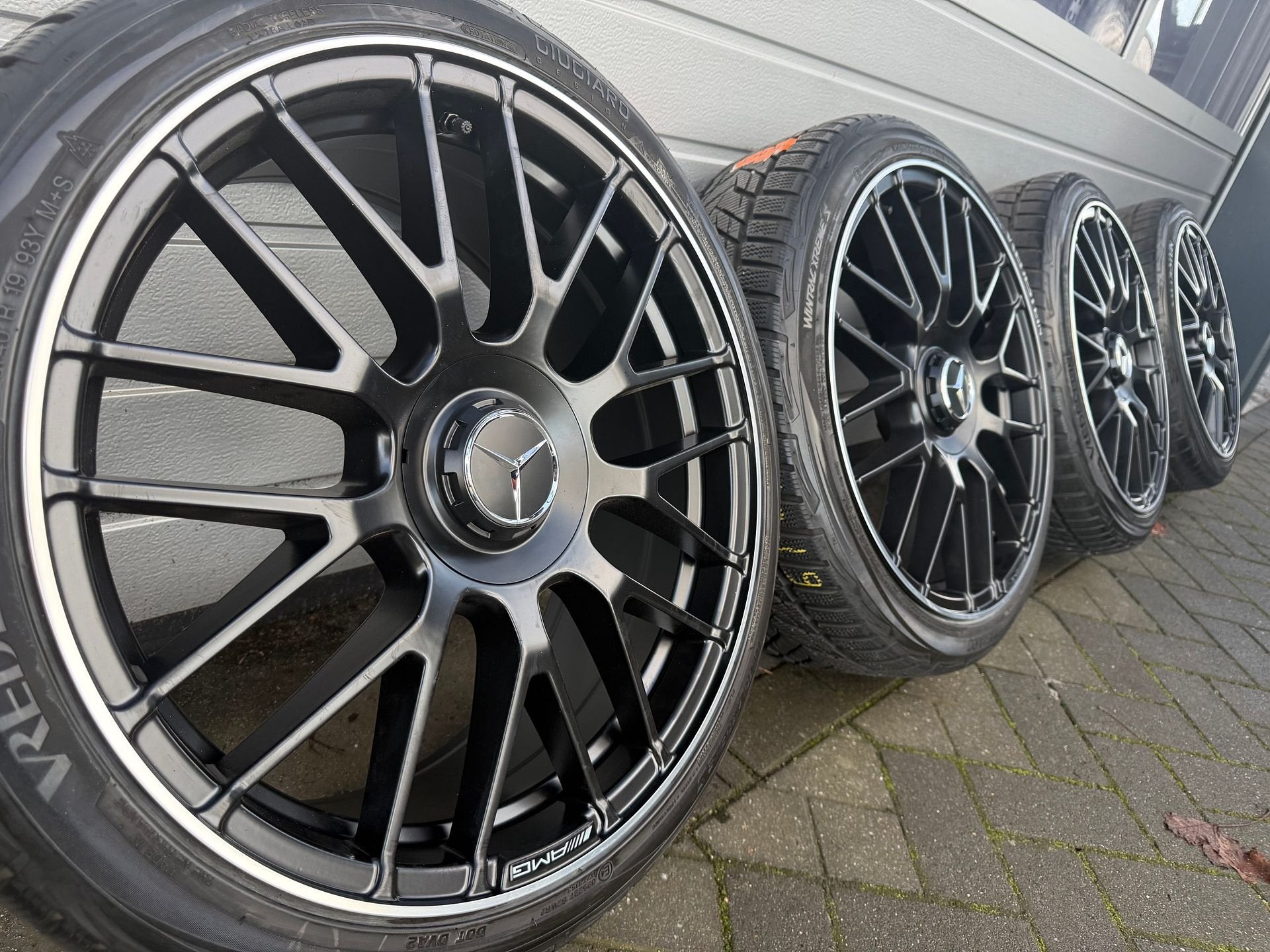 19 inc Mercedes S206 W206 C300E AMG W205 velgen winterbanden, Auto-onderdelen, 19 inch, -, -, Banden en Velgen