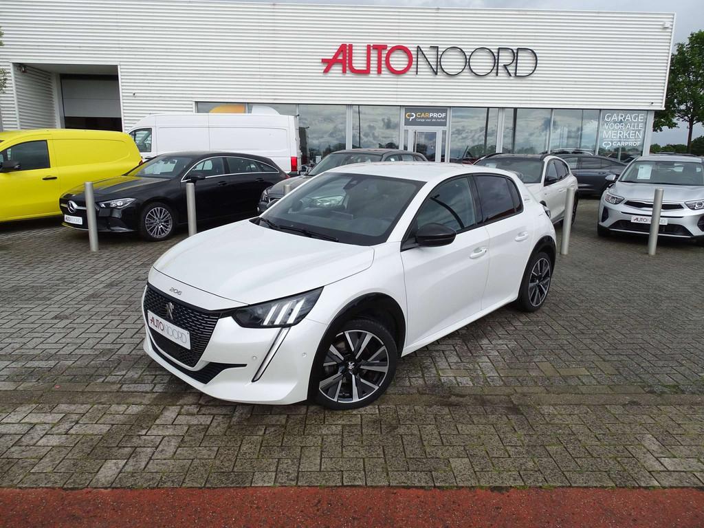 Peugeot 208 208 1.2i PureTech GT Line AUTOMAAT (bj 2021), Auto's, Gebruikt, 1199 cc, 1165 kg, Wit
