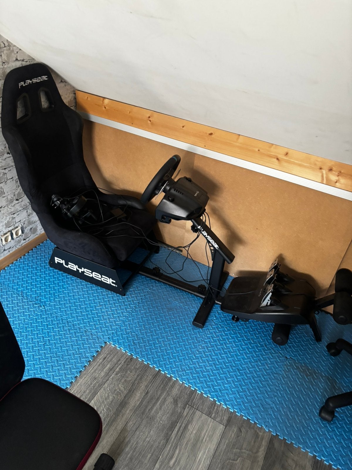 Playseat met stuur petalen en schakelpook, Games en Spelcomputers, Ophalen, Zo goed als nieuw
