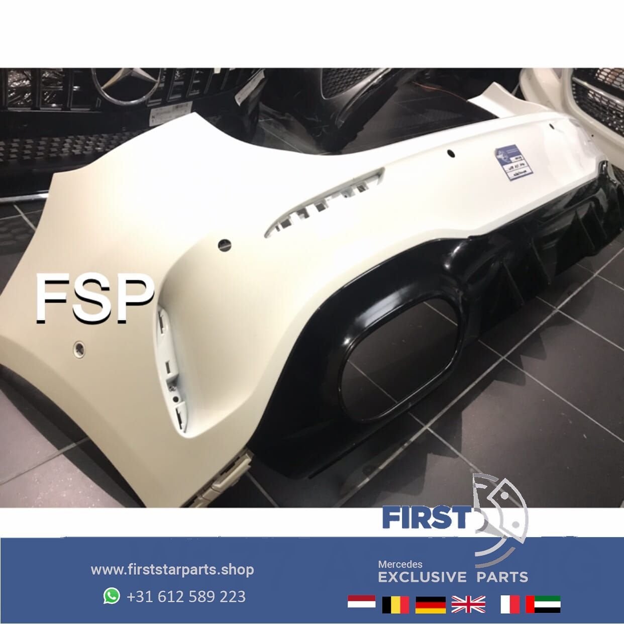 W177 Mercedes A Klasse 35 AMG ACHTERBUMPER + DIFFUSER A35 20, Arrière, Utilisé, -, -