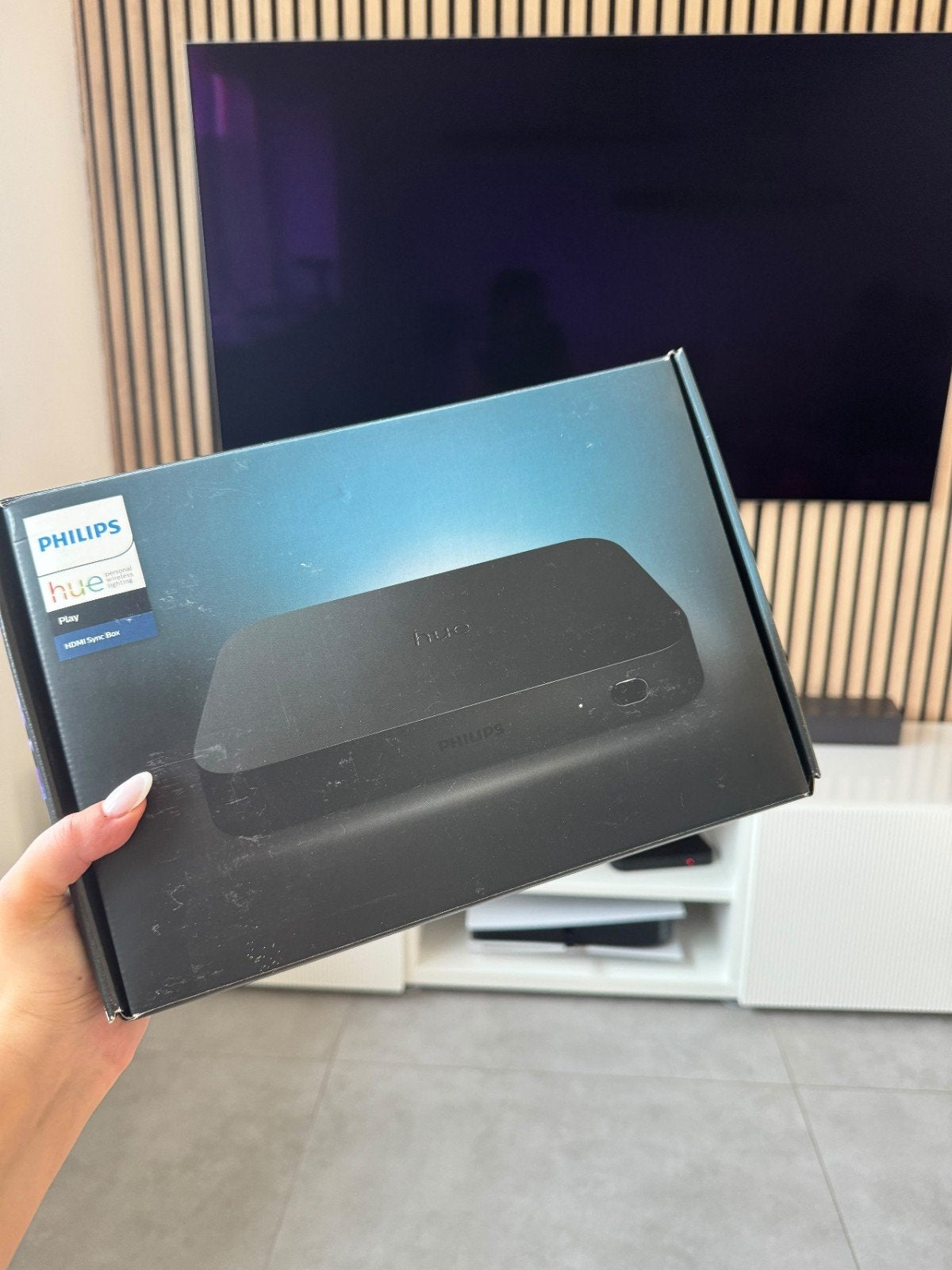 Philips Hue Play HDMI Sync Box – boîte d’origine, Ophalen, Zo goed als nieuw