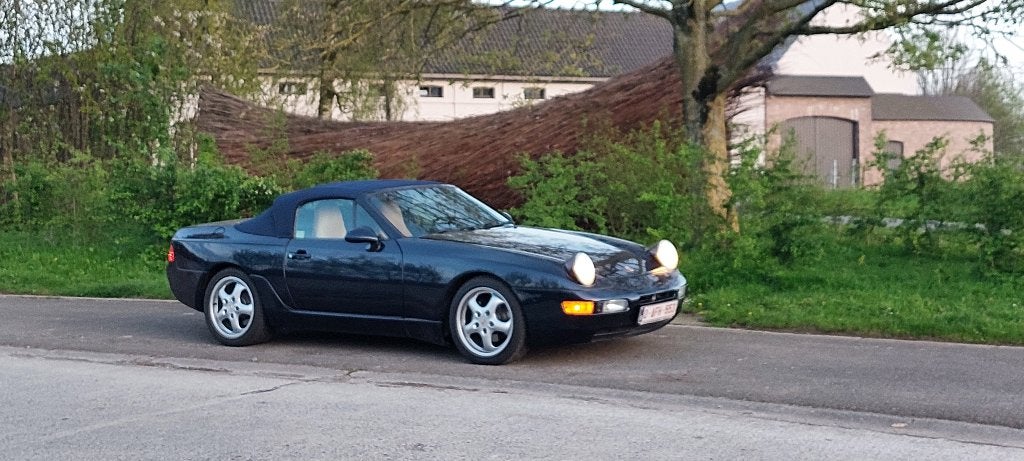 Porsche 968 - 1994, Auto's, Porsche, Achterwielaandrijving, Cabriolet, Blauw, Leder