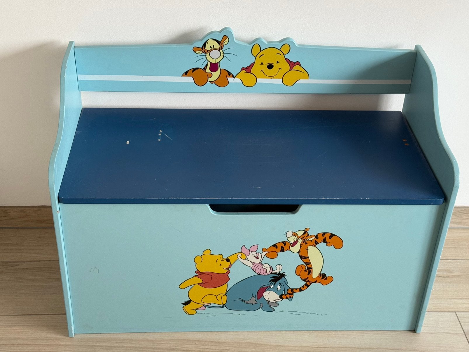 Winnie de Pooh - houten zitbank met opbergruimte, Ophalen, Gebruikt, Met deksel, Disney