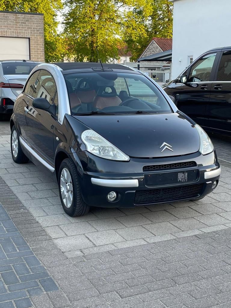 Citroën C3 Cabrio 1.4Benzine ,Euro4 ,82495km Gekeurd V Vrkp, Auto's, 1360 cc, Cabriolet, Blauw, Leder