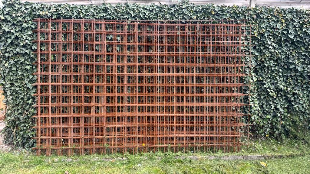 Beton netten 3 bij 2 meter 12 stuks, Ophalen, Zo goed als nieuw