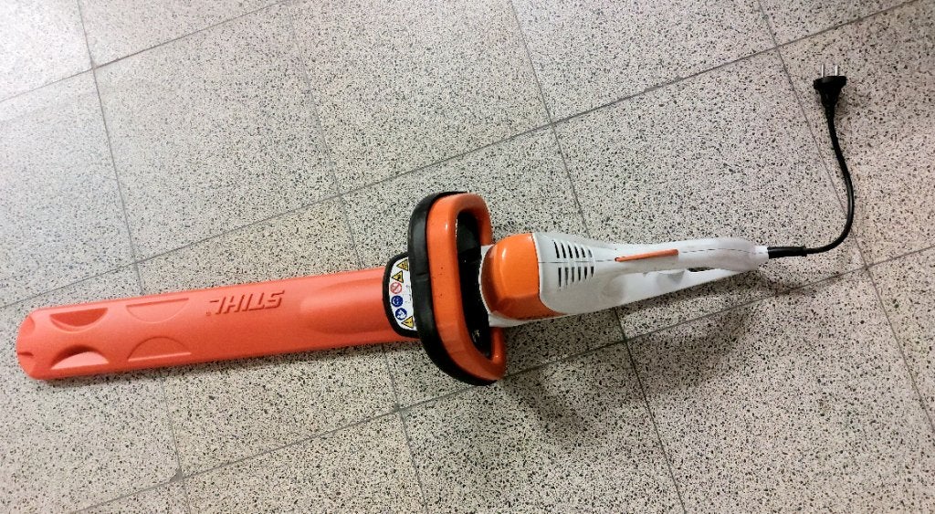 Heggenschaar STIHL HSE 42, Tuin en Terras, Ophalen, Zo goed als nieuw, Elektrisch, Viking / Stihl