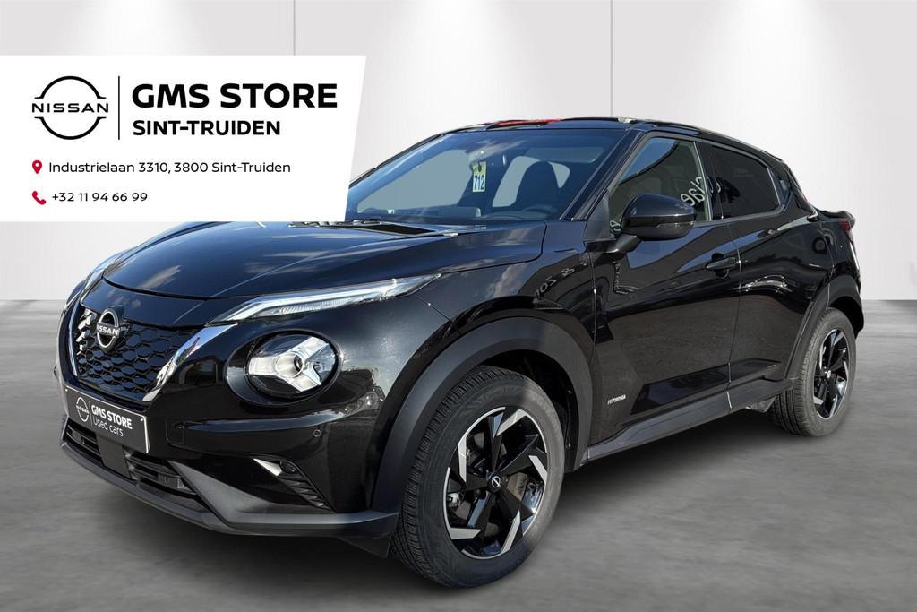 Nissan Juke 1.6 Hybrid 145 N-Connecta airco, achteruitrijcam, Auto's, Stof, Gebruikt, 1600 cc, Bedrijf