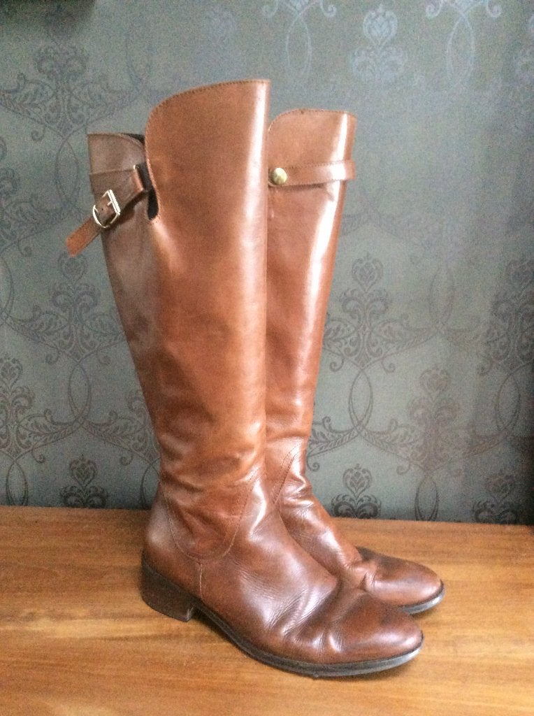 Laarzen Cypres 39 cognac, Kleding | Dames, Hoge laarzen, Bruin, Cypres, Ophalen of Verzenden