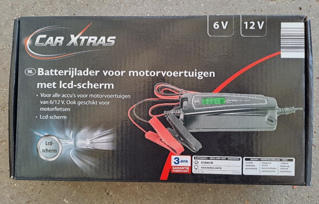 Batterijlader auto / moto, Ophalen of Verzenden, Nieuw