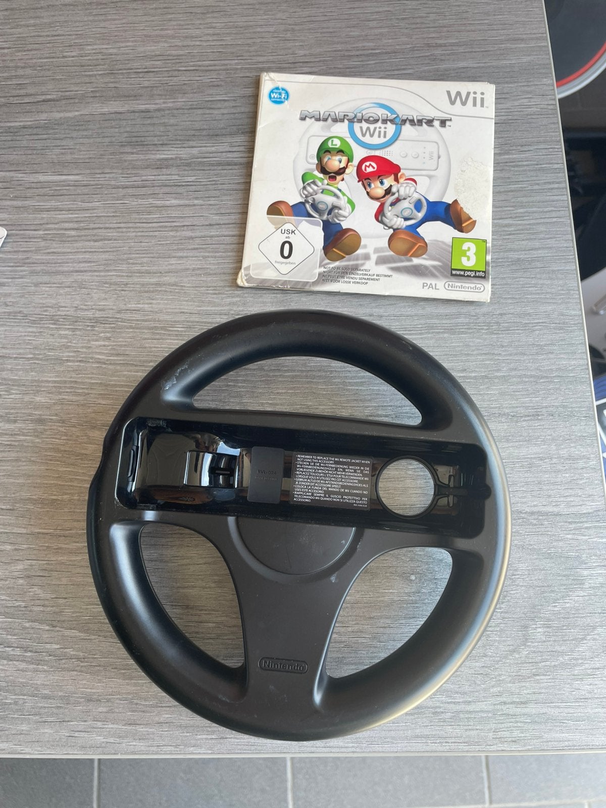 Mario kart met stuur wii, Ophalen, Zo goed als nieuw, Wii