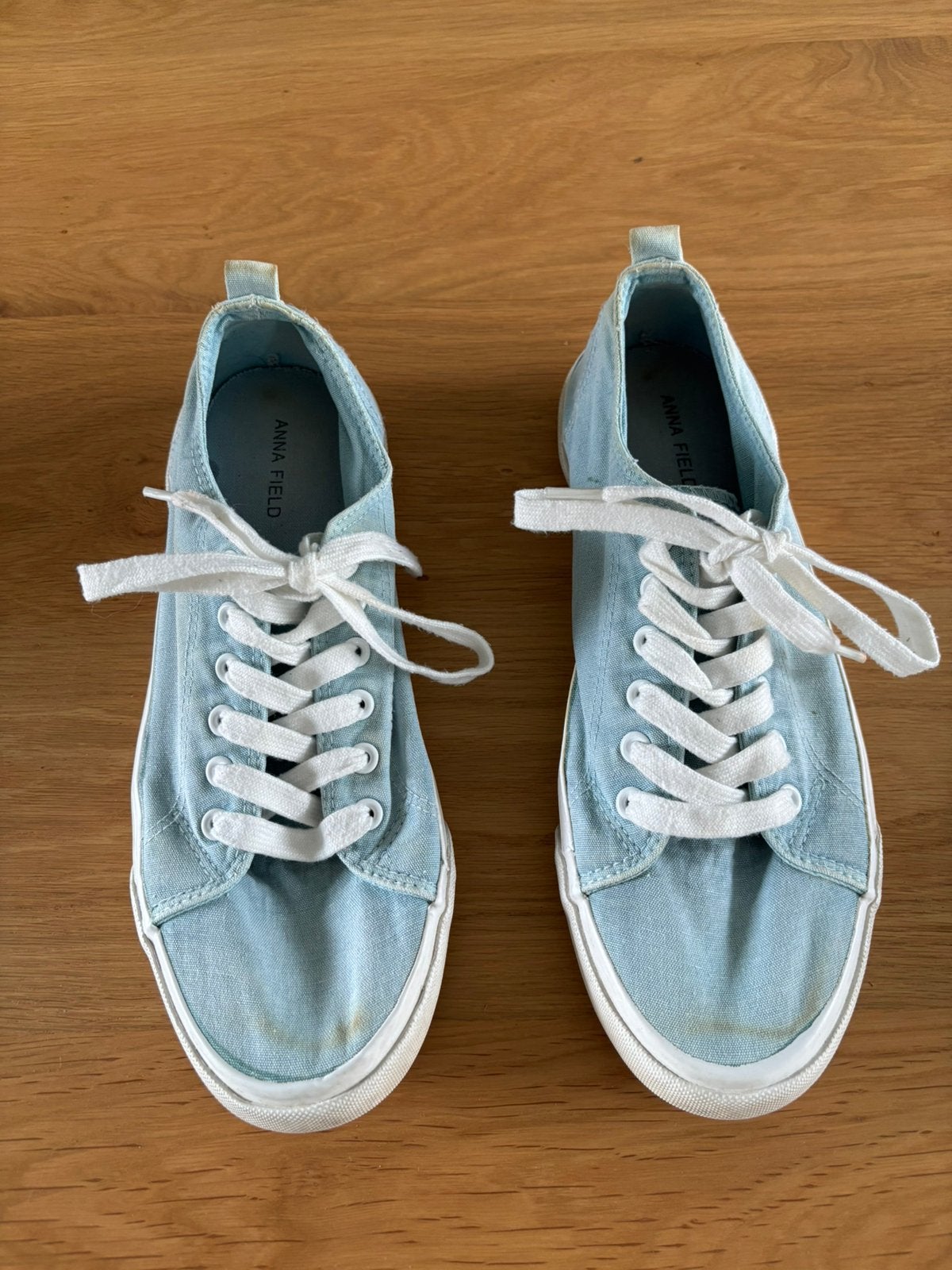Licht blauwe sneakers maat 41, Kleding | Dames, Blauw, Ophalen of Verzenden, Zo goed als nieuw, Sneakers