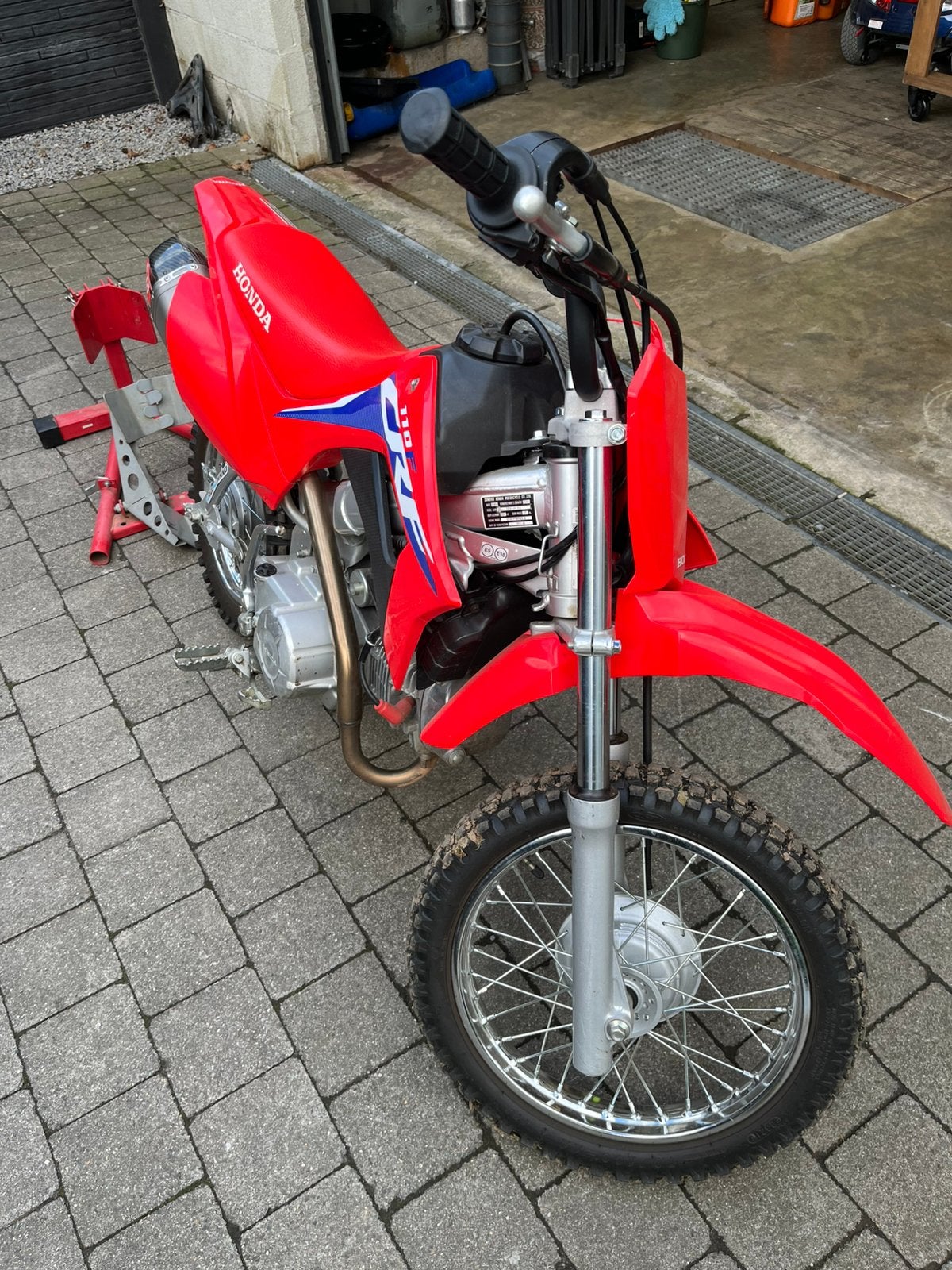 Honda crf 110 f, Ophalen, Zo goed als nieuw, Honda