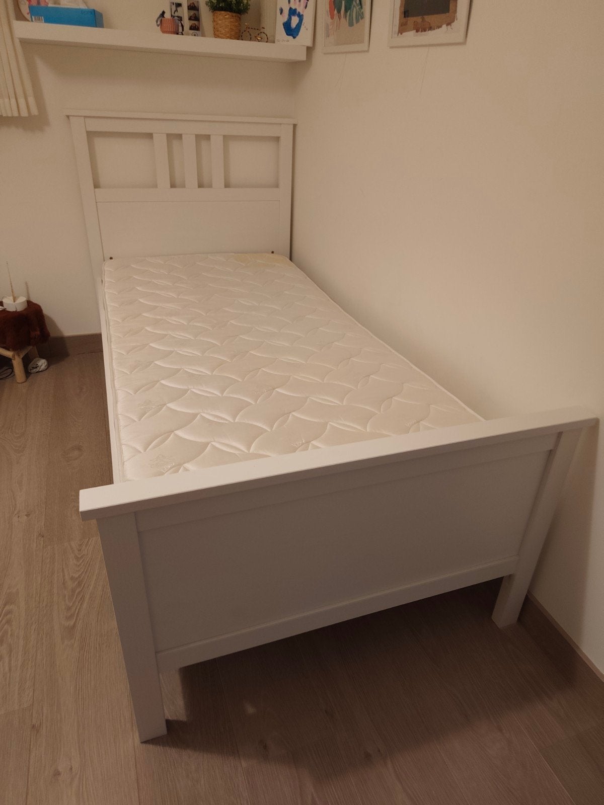 1 persoonsbed, Huis en Inrichting, Slaapkamer | Bedden, Ophalen, Gebruikt, 90 cm, Eenpersoons