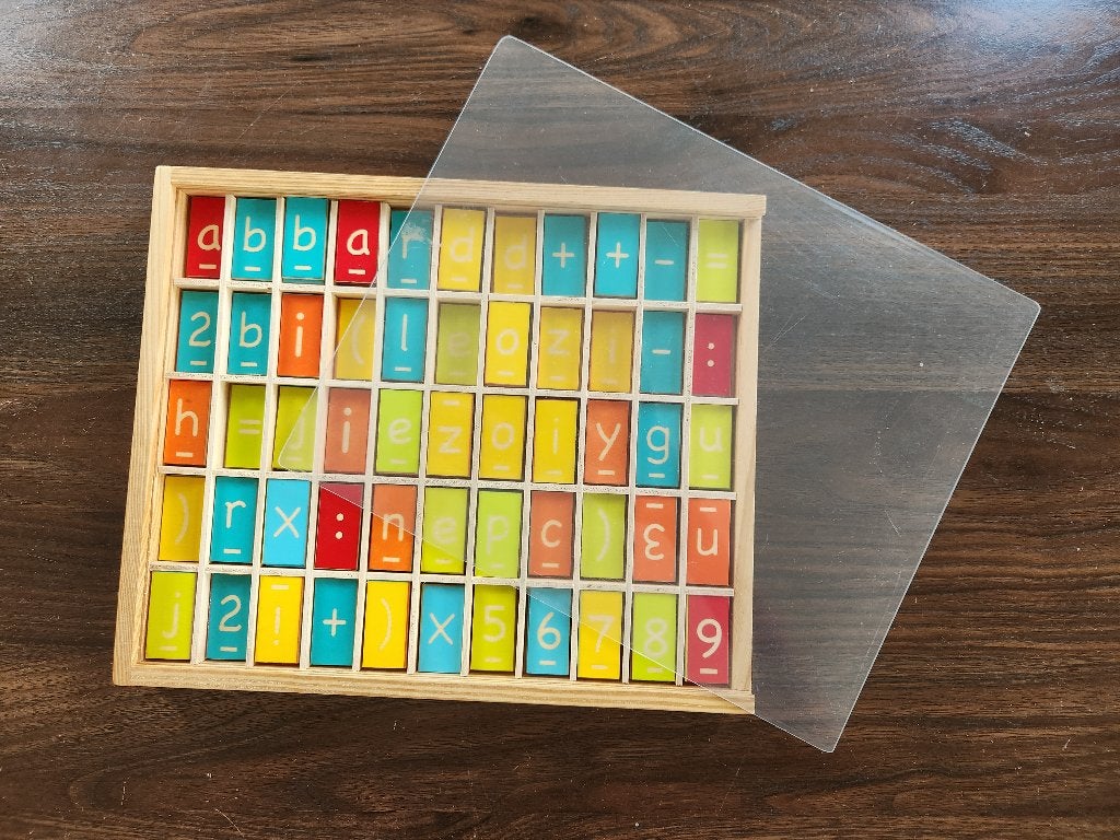 houten cijfer- en letterdoos, Ophalen, Gebruikt, Taal en Lezen