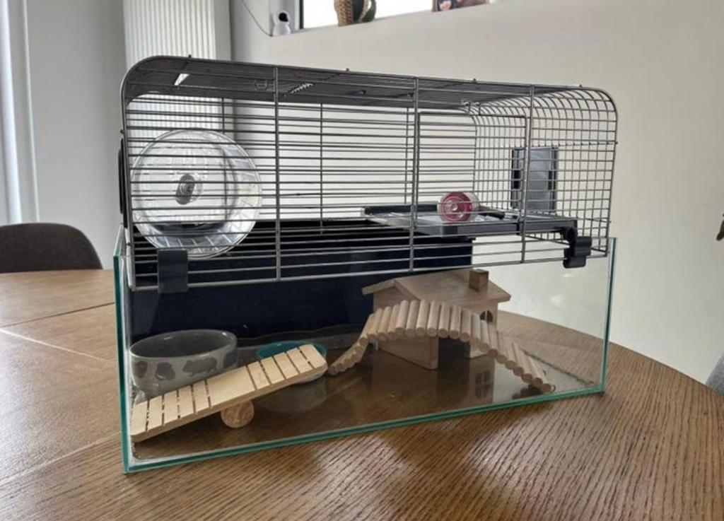 Cage hamster, Enlèvement, Comme neuf, Cage, Hamster