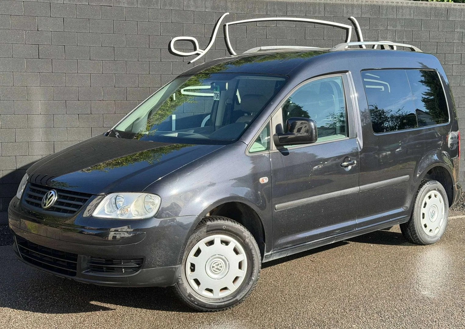 Volkswagen Caddy 1.9 TDi+5 PLACES+AIRCO+EURO 4, Autos, Achat, 105 ch, Entreprise, Boîte manuelle