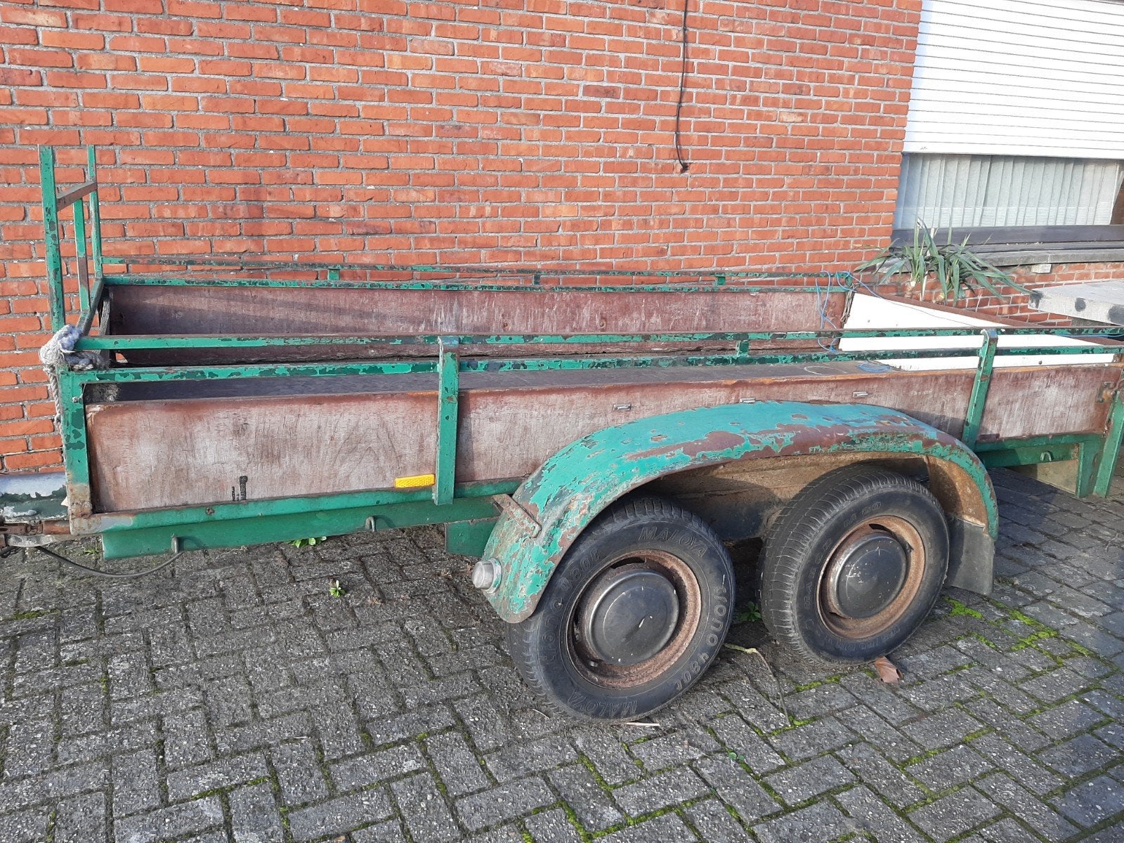 aanhangwagen, Ophalen