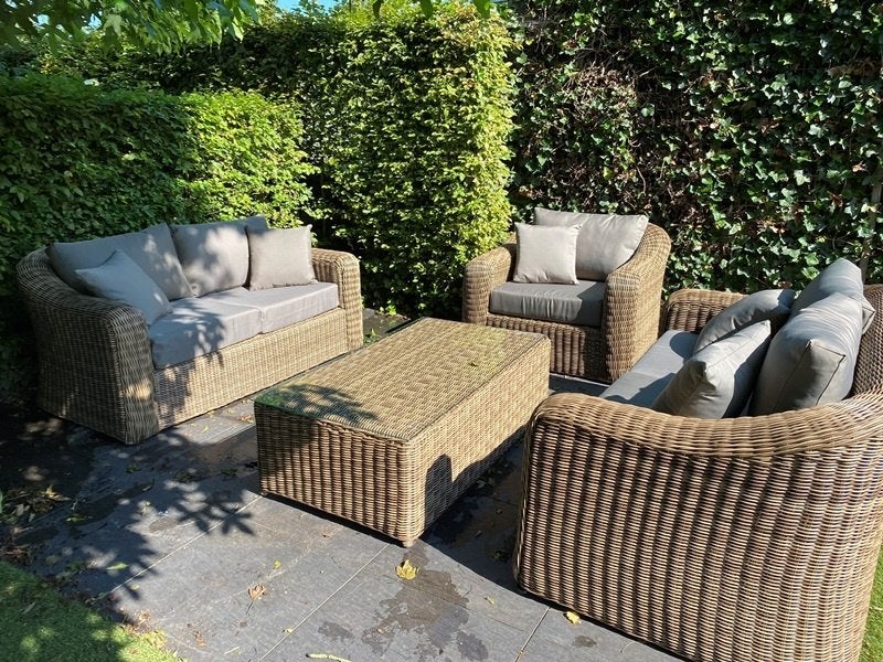 Design loungesets uit voorraad met zwart onderstel, Ophalen of Verzenden, Nieuw