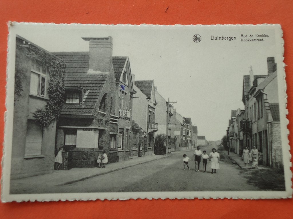 Duinbergen Knokkestraat, Verzamelen, Postkaarten | België, Ophalen of Verzenden, 1920 tot 1940, Gelopen, West-Vlaanderen