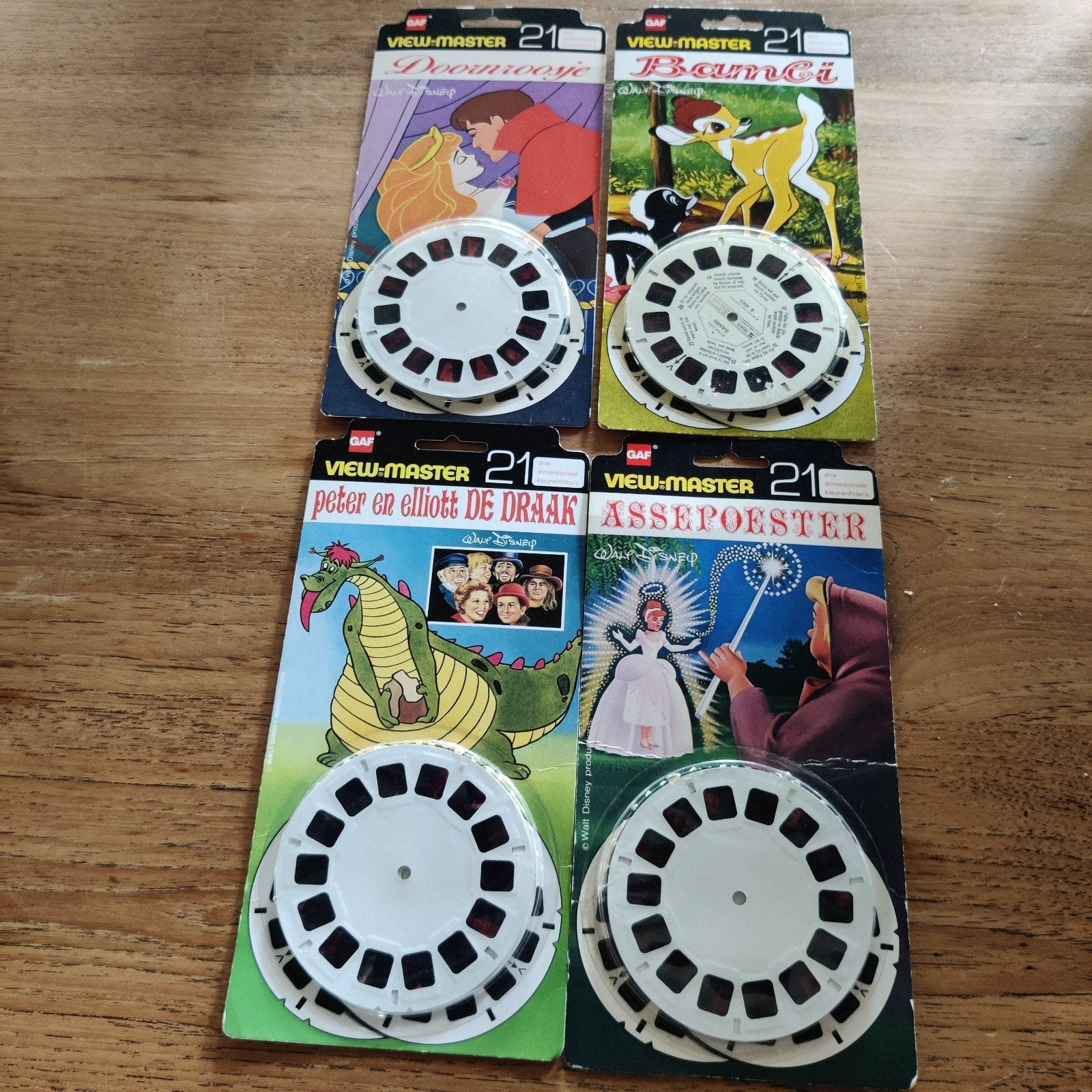 Gaf view master set Disney, Ophalen