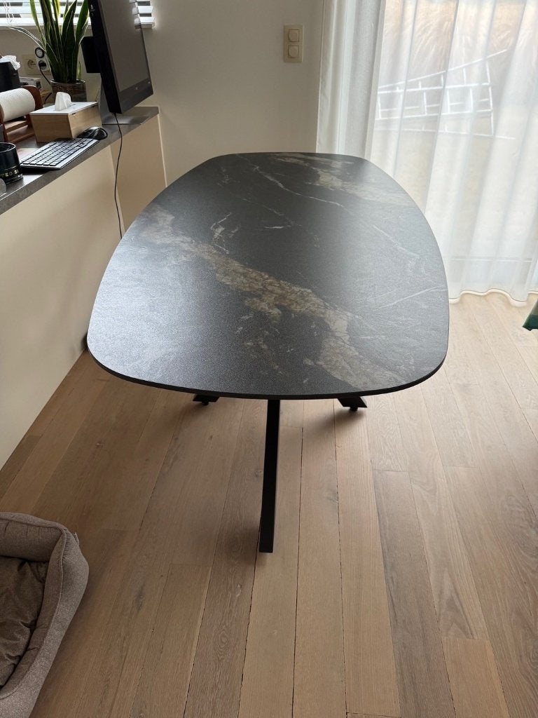 prachtige eettafel, Ophalen, Overige materialen, 50 tot 100 cm, Zo goed als nieuw