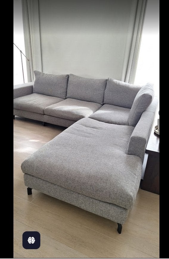 Mooie stoffen zetel (omgeving Bonheiden), Ophalen, Zo goed als nieuw, 75 tot 100 cm, 125 cm of meer