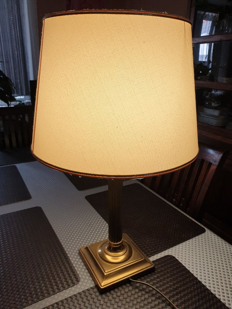 Koper Tafellamp - 46 cm, Ophalen, Gebruikt