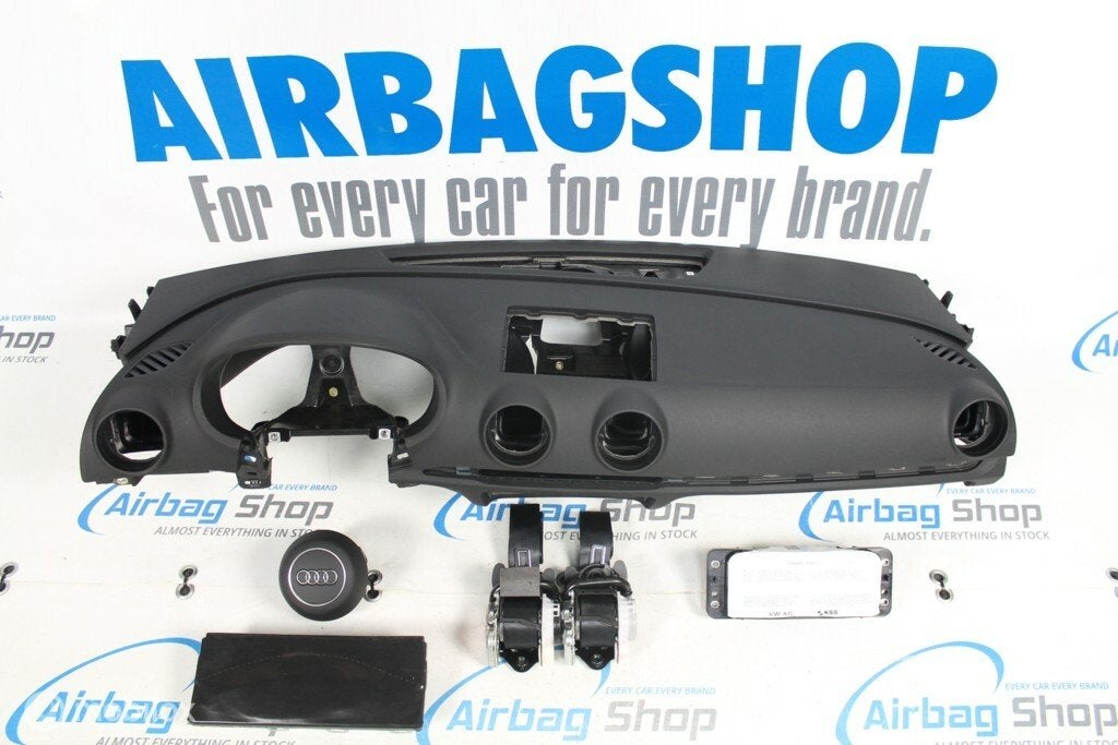 Airbag set - Dashboard 3 spaak zwart Audi A3 8V (2012-2020)