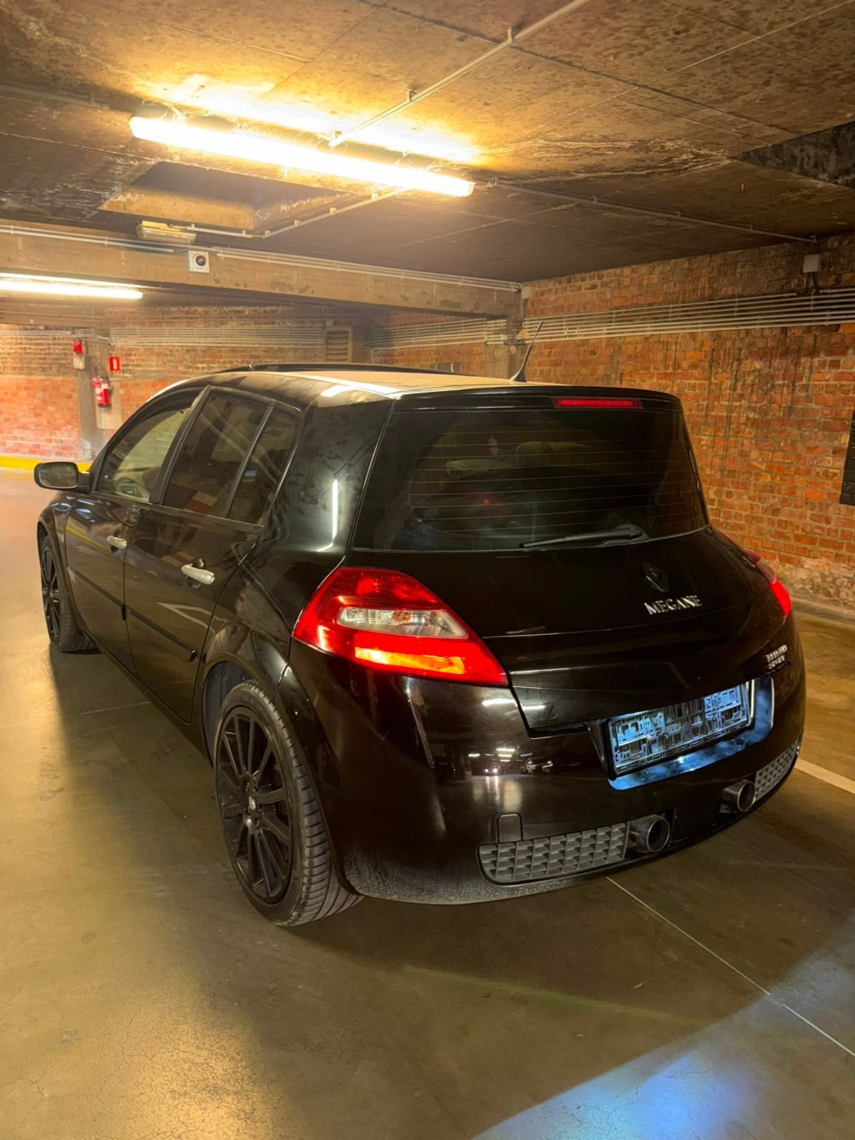 Renault Megane RS noire 2006, Cuir, Noir, 5 portes, 5 places