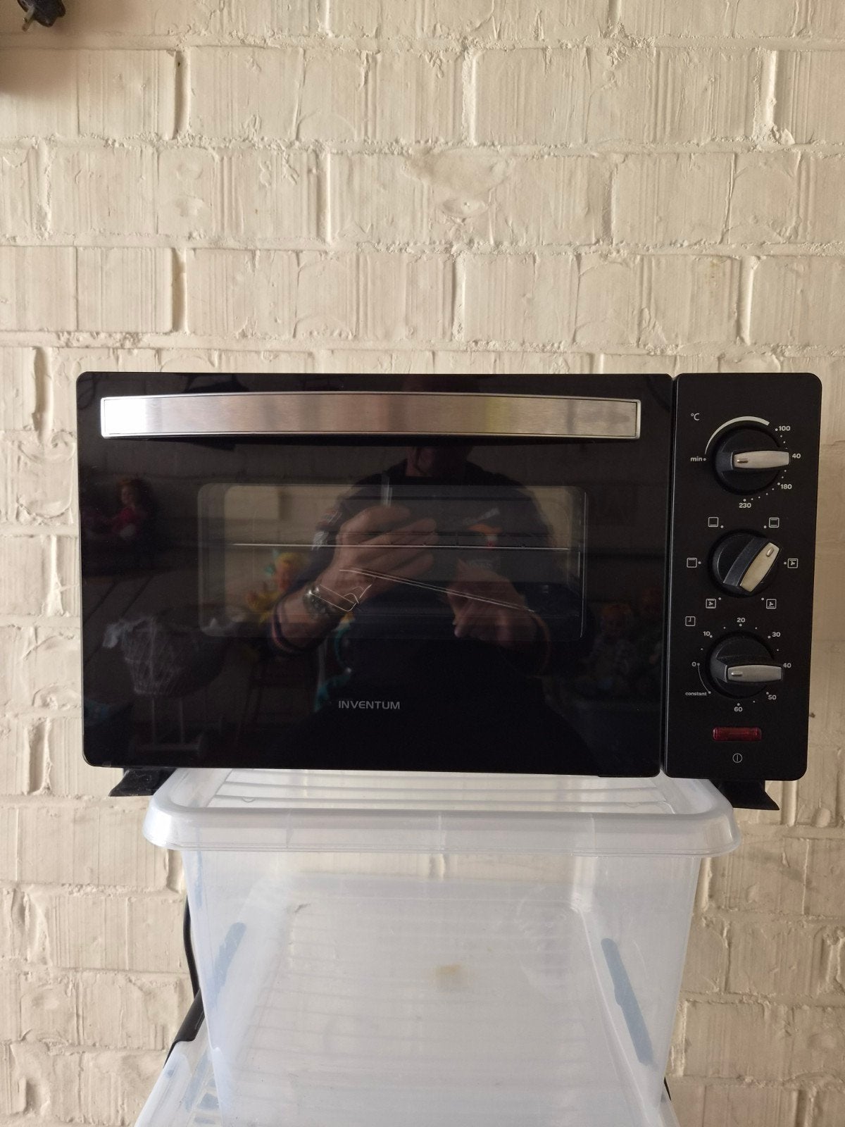 Iventum Bakoven als nieuw , 1380w  L47xD33xH30cm, 65€, Ophalen, Minder dan 45 cm, Zo goed als nieuw, Vrijstaand