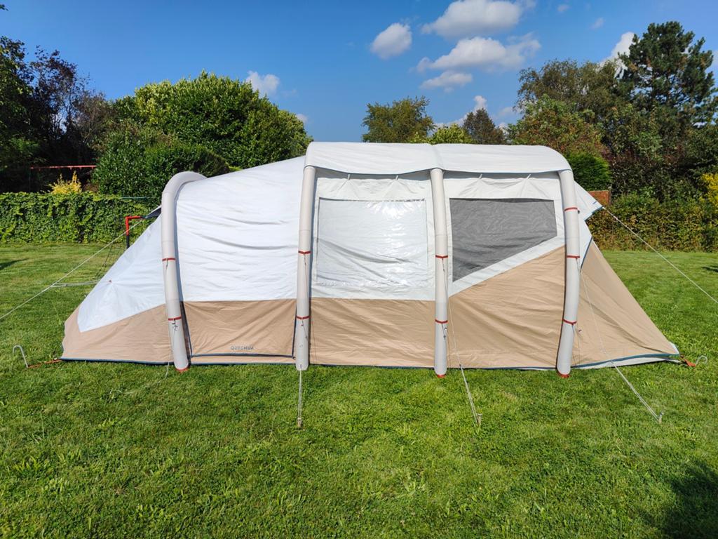 tent Queshua Air Seconds 6.3 Fresh and black, Caravans en Kamperen, Tenten