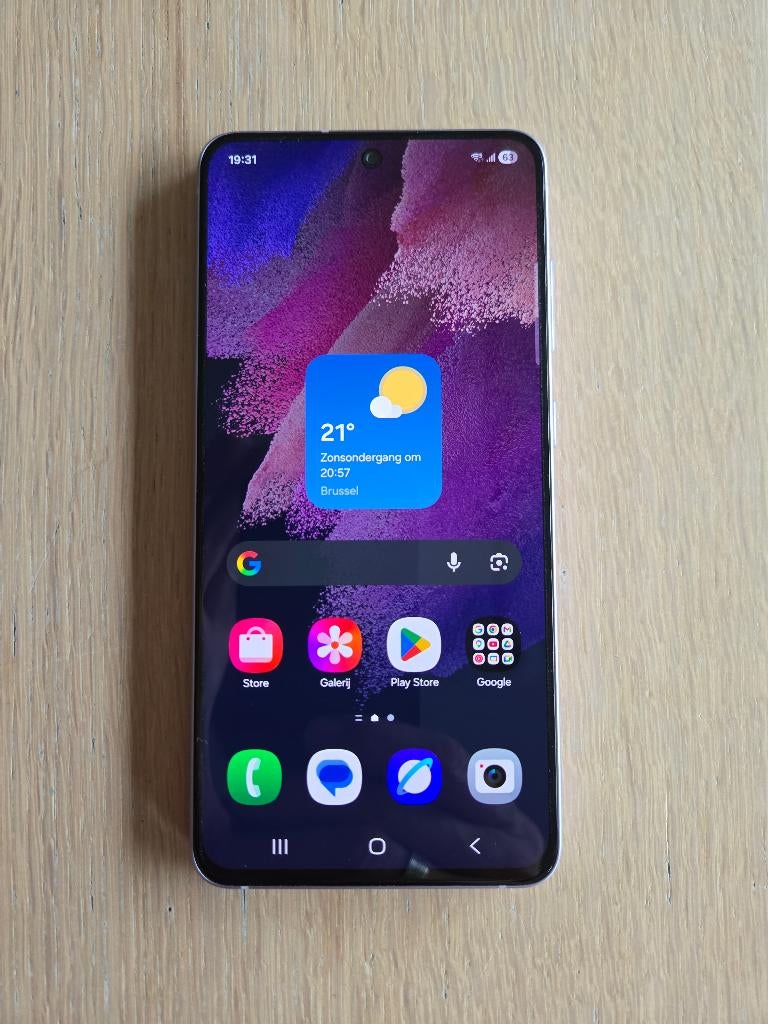Samsung Galaxy S21 FE 128GB 5G – Paars, Telecommunicatie, Ophalen, Paars, Touchscreen, Zo goed als nieuw
