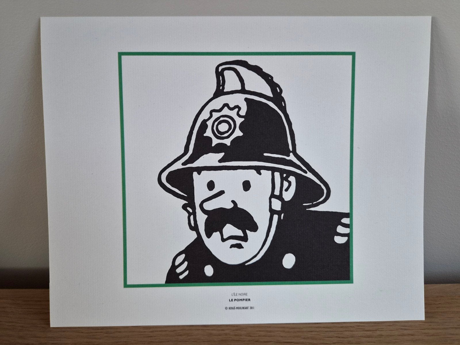 Lot de 3 litho-sérigraphies de Tintin sur papier épais, Antiquités & Art, Enlèvement ou Envoi