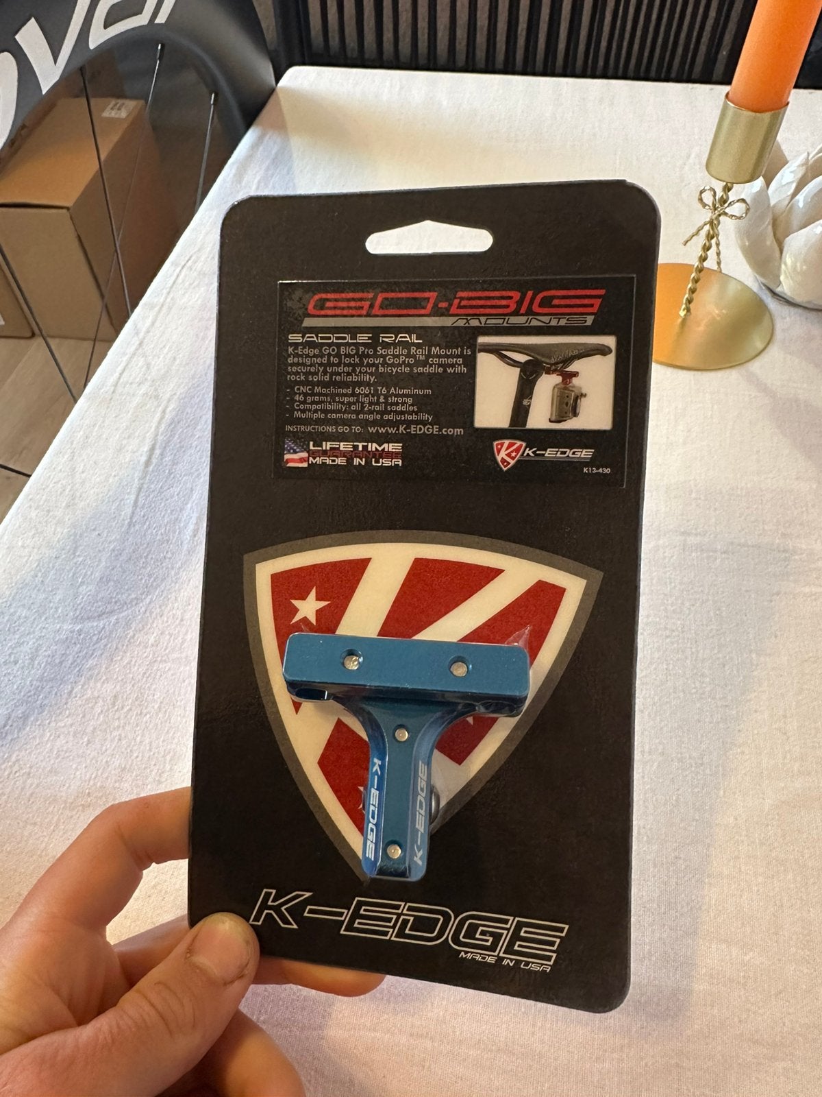 K-Edge Saddle rail mount, Ophalen of Verzenden, Nieuw