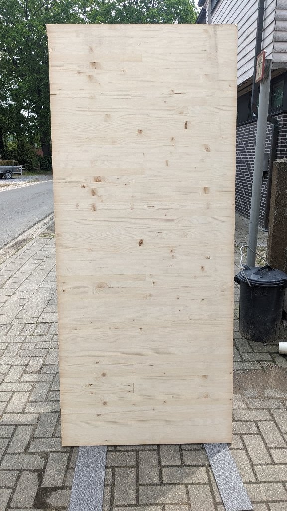 Meerlaagse Vuren houten panelen 30mm - 12 stuks, Doe-het-zelf en Bouw, Ophalen, Gebruikt, Hout, 20 tot 50 mm
