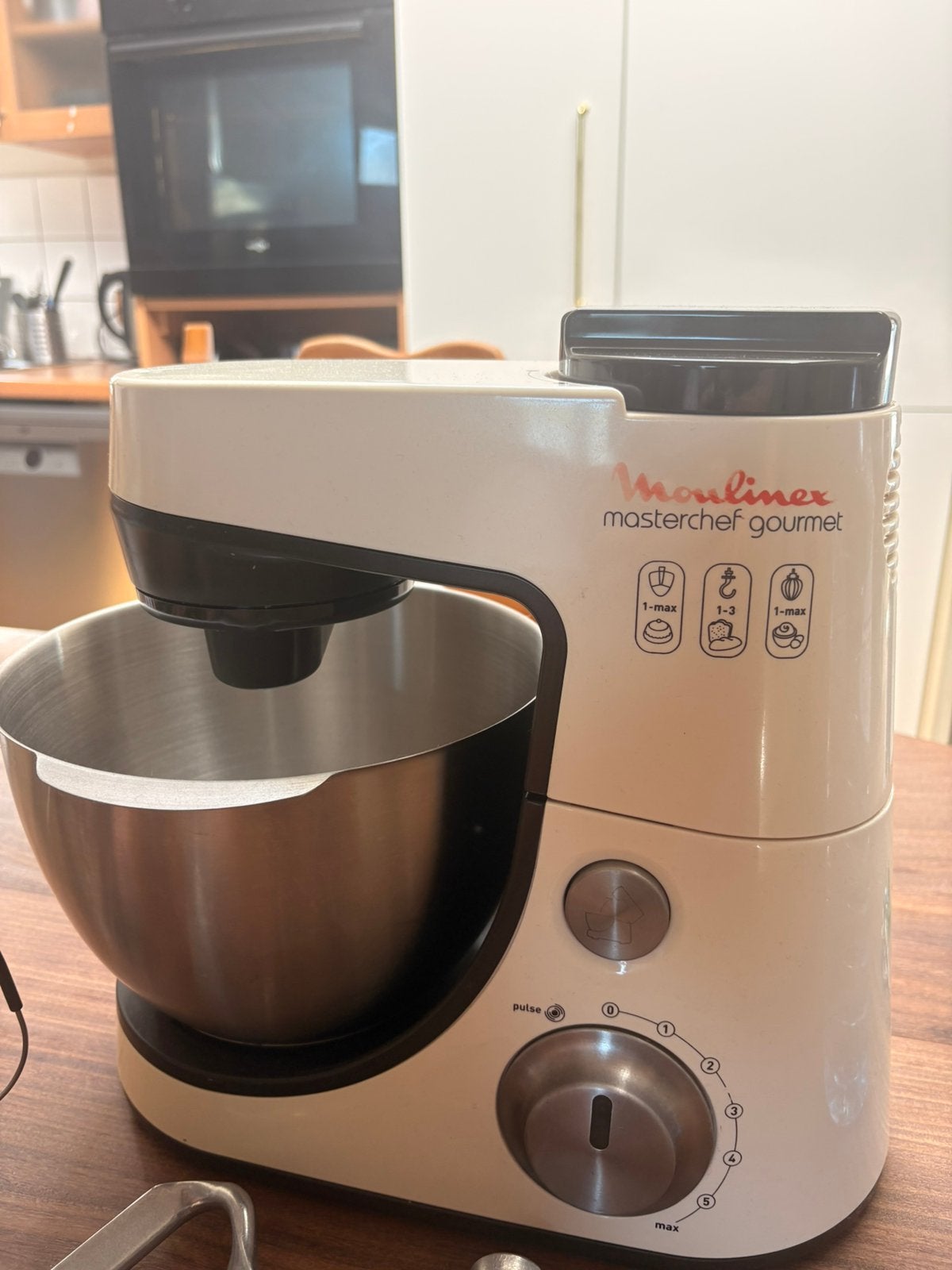 Moulinex Masterchef Gourmet, Electroménager, 3 à 4 litres, Enlèvement ou Envoi, Comme neuf, 3 vitesses ou plus
