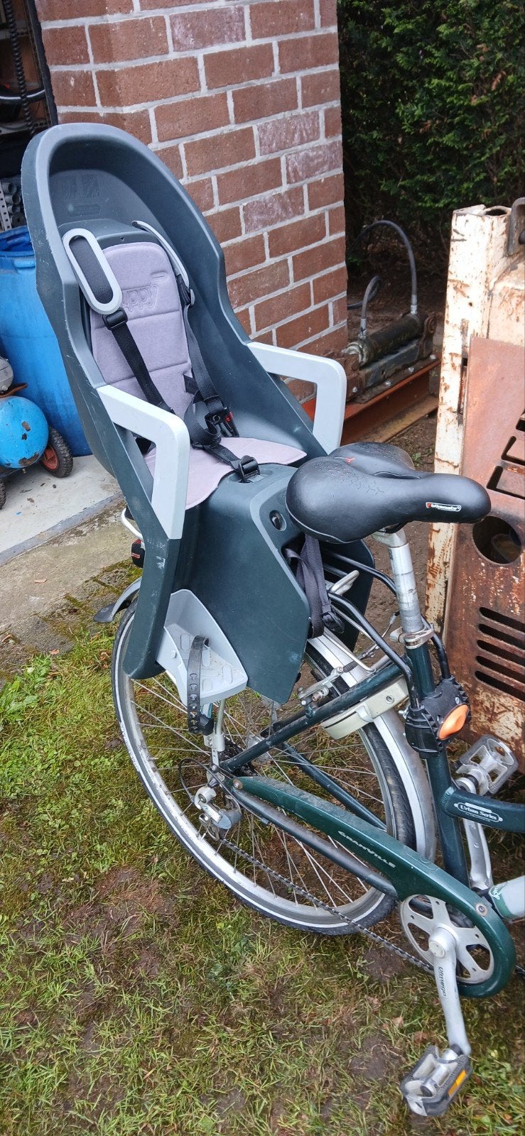 Fietszitje, Fietsen en Brommers, Ophalen, Achterzitje, Polisport Guppy Maxi, Gebruikt