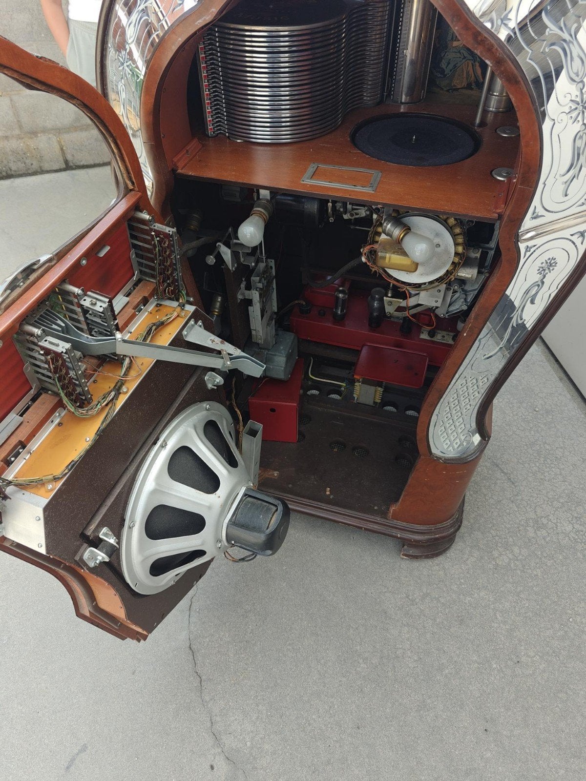 originele Wurlitzer 1080 Colonial 1947 zeer zeldzaam, Ophalen, Wurlitzer