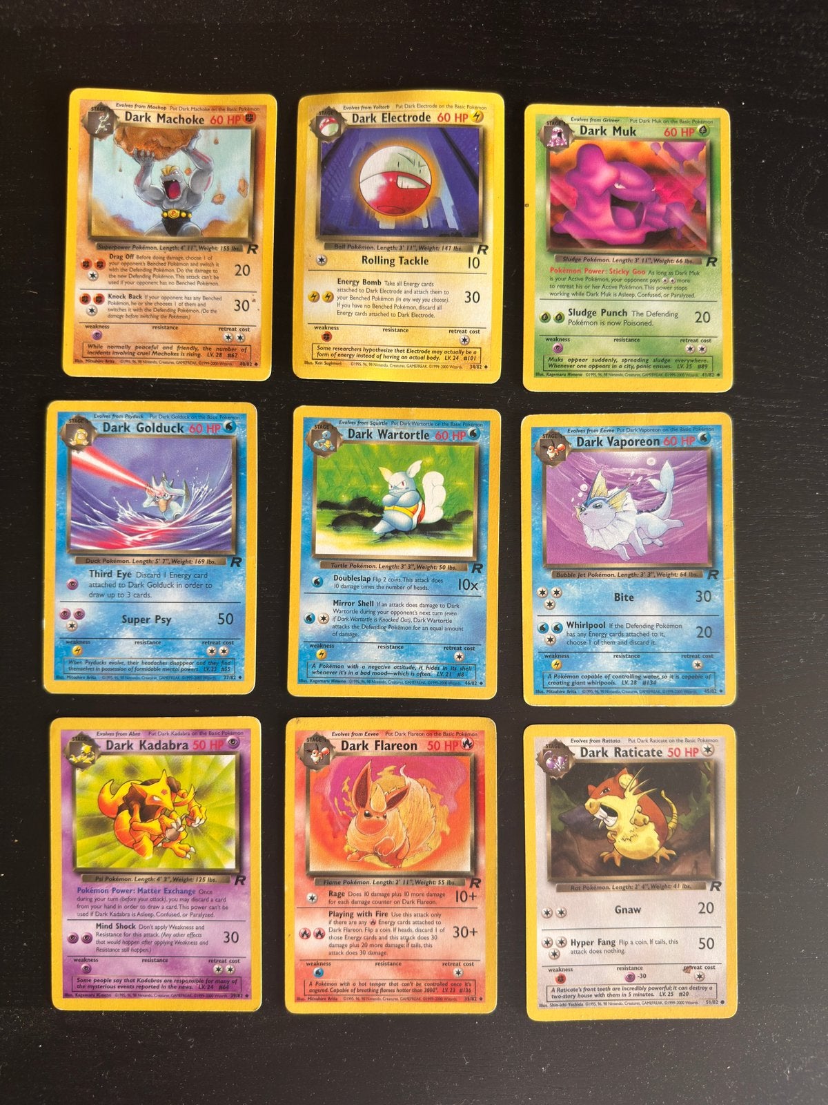 Setje van Team Rocket! (Dark), Ophalen, Gebruikt