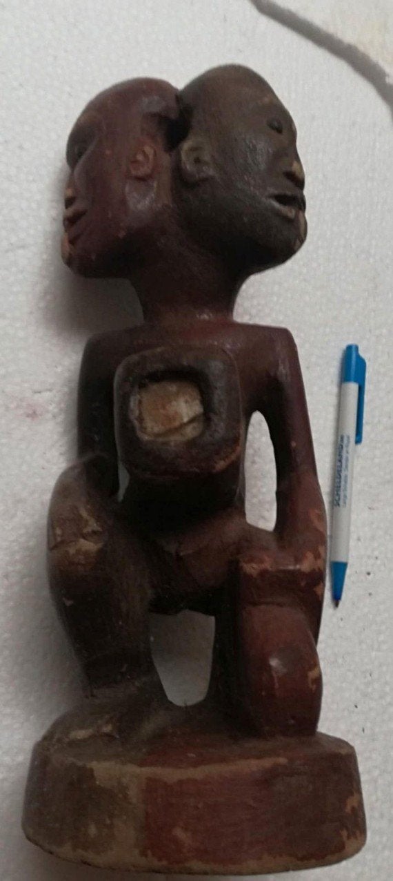 Statue de Nkisi Villi du Congo, Antiquités & Art, Enlèvement ou Envoi, Sculpture