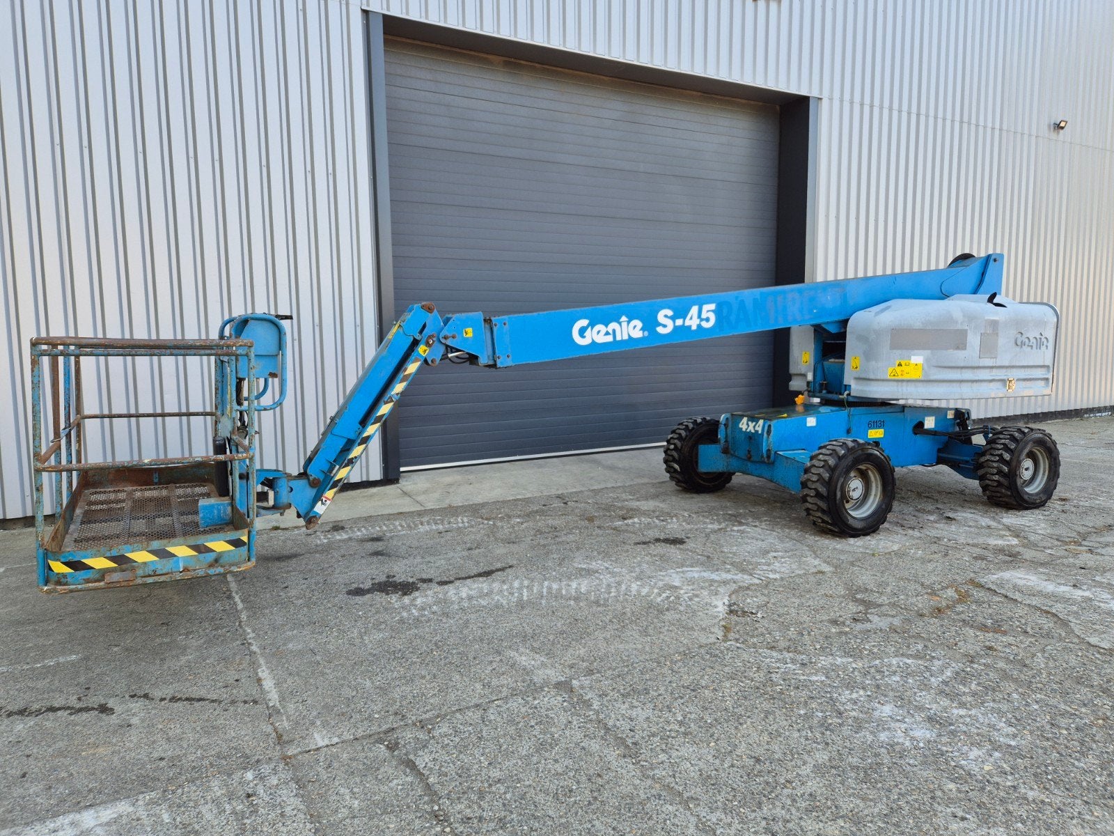 Genie S45 4x4 ruwterrein Telescoophoogwerker, Ophalen