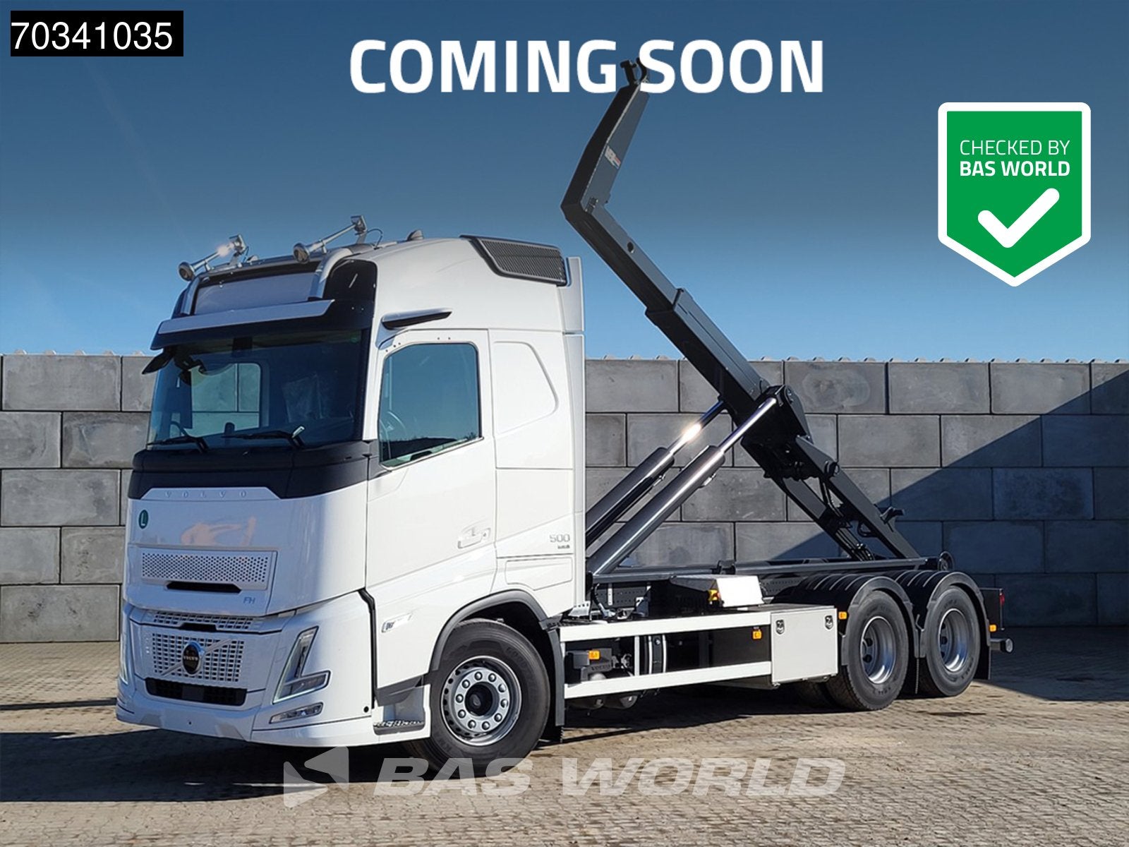 Volvo FH 500 6X2 COMING SOON VDL 25-6400 container system Li, Automaat, Achterwielaandrijving, Euro 6, Wit