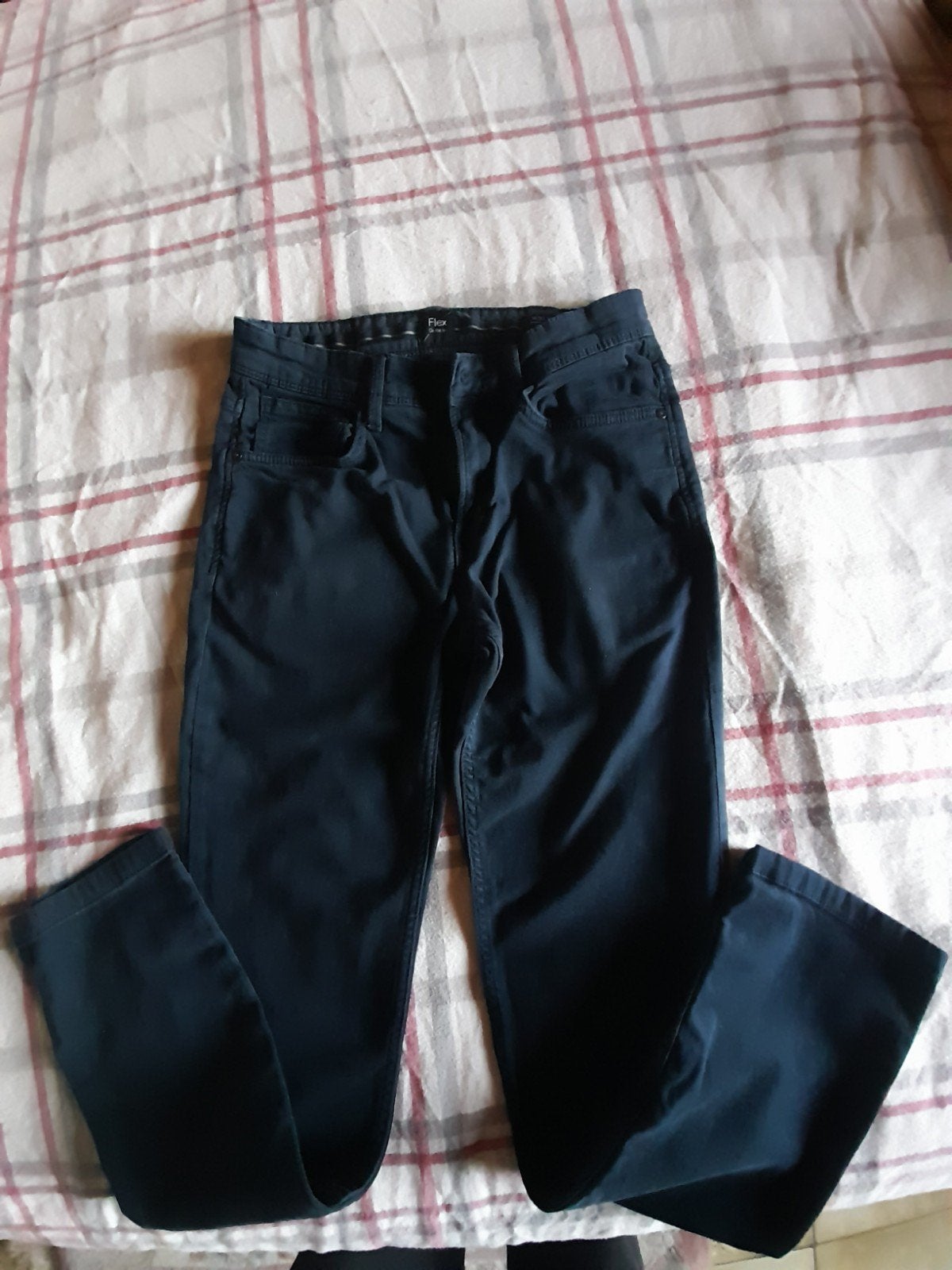 Mooie broek, jongens of heren, NIEUW, Kleding | Heren, Broeken en Pantalons, Flex van c&a, Blauw, Nieuw, Ophalen of Verzenden