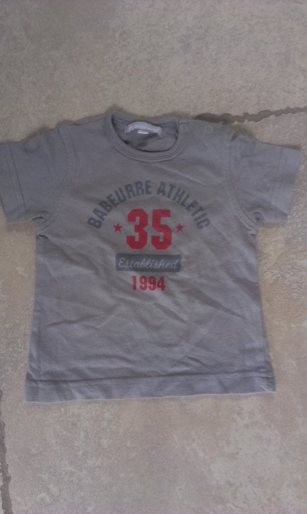 1 euro koopjes ! Merk Babeurre : t-shirt mt 62, Kinderen en Baby's, Babykleding | Maat 62, Ophalen of Verzenden, Gebruikt, Jongetje
