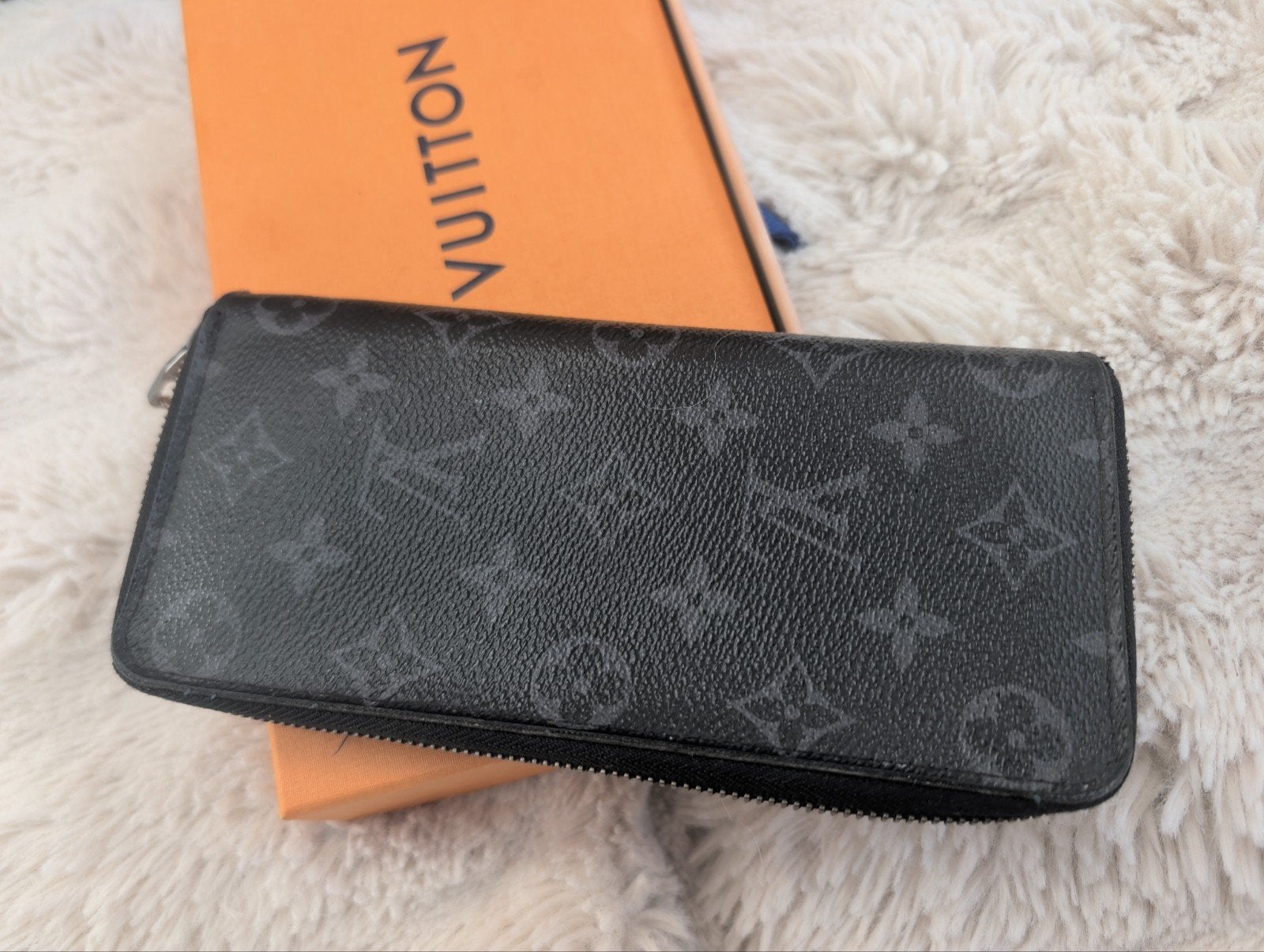 Louis Vuitton Zippy Wallet - Monogram Eclipse Canvas (Excell, Enlèvement